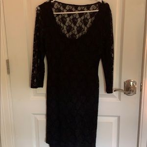 GUESS black lace dress